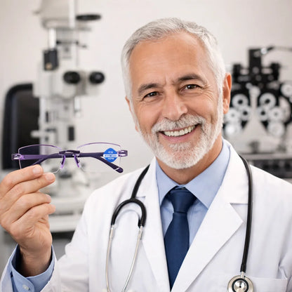 Inteligentní Progresivní Blu Brýle™ – Vidění na blízko, střední vzdálenost i dálku v jedněch brýlích (Nevyžadují dioptrie, obsahují pouzdro a 30DENNÍ ZARUČENOU ZKUŠEBNÍ DOBU)