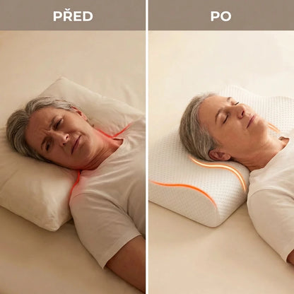 1 + 1 ZDARMA | Ergosleep™ - Jediný polštář ve tvaru U, který vás 100% zbaví bolesti krku, nebo vám vrátíme peníze (s hypoalergenním potahem proti roztočům ZDARMA)