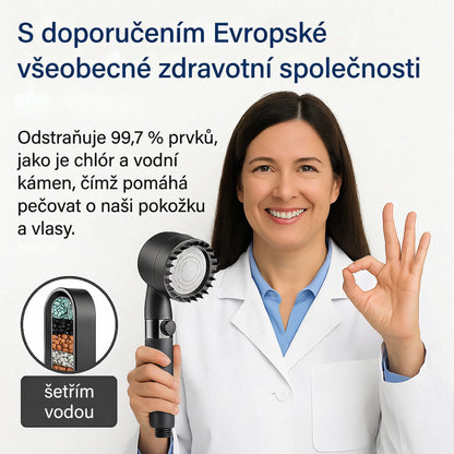 1 + 1 ZDARMA | HYDROLUXE Originál™ - Odstraňuje chlor a vodní kámen ze sprchy. Zvyšuje tlak vody, takže s každým použitím šetří vodu. (Dnes obsahuje 2 další filtry ZDARMA, na celý rok) Snadná a univerzální instalace.