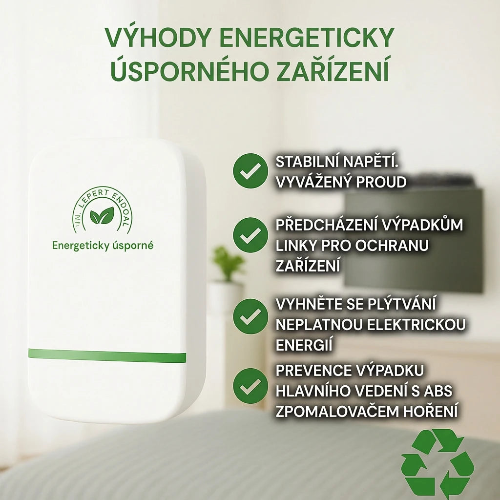 1 + 1 ZDARMA | PowerSAVE™ - Odstraňte napěťové špičky a ušetřete na účtech za elektřinu. Nevyžaduje žádnou údržbu. Ověřené a zcela legální použití  p
